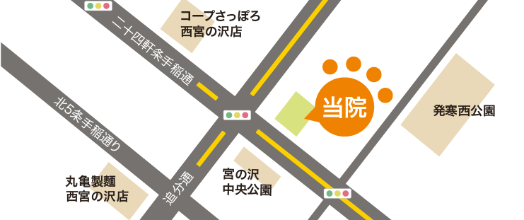 車でのアクセスマップ